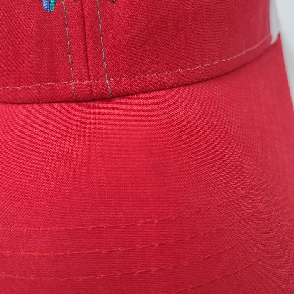 Atlantic Beach Country Club Hat Adjustable Ahead Red White Ben Kohles Turtle Men